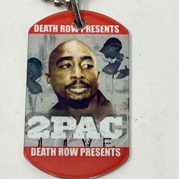 Vintage 2Pac death row presents, dog tags - Picture 2 of 7